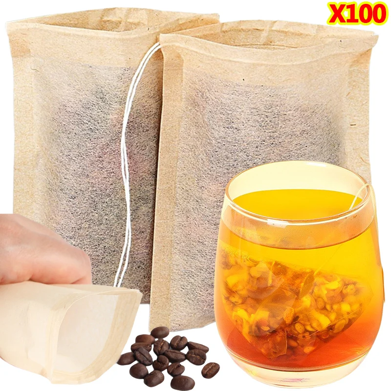 Herbal And Wellness - 100 шт. чайные пакетики с фильтром