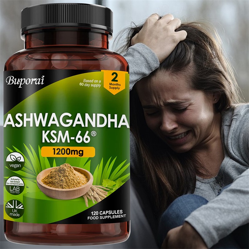 Ginkgo Biloba Extract - Ashwagandha KSM-66 1200 мг - поддерживает