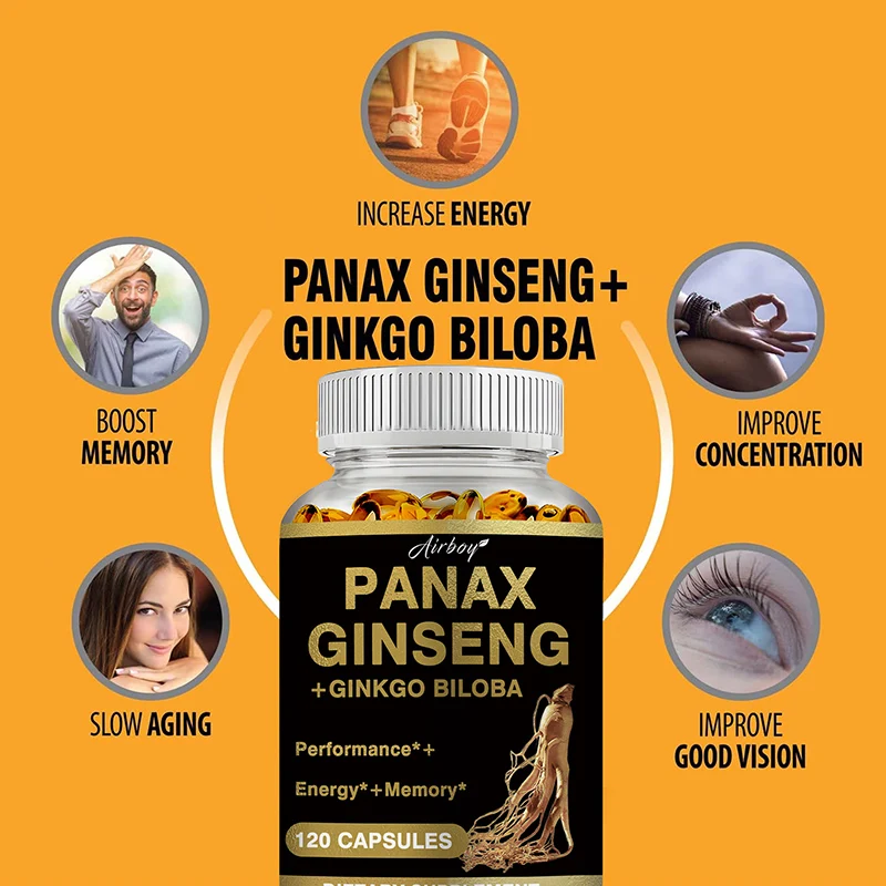 Капсулы с женьшенем и гинкго б – обзор и цена Ginkgo Biloba Extract