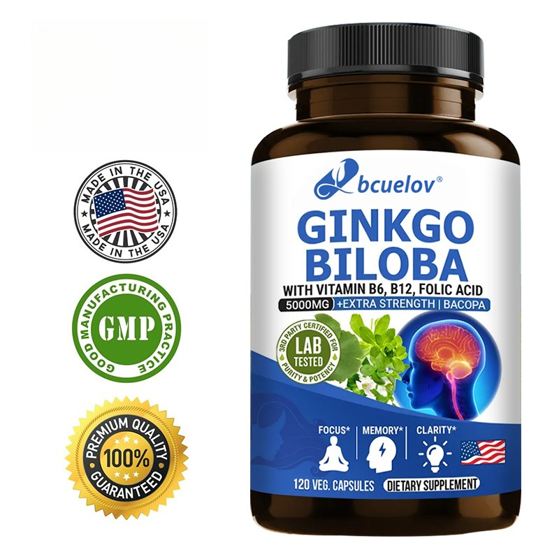 Добавка гинкго билоба 5000 мг  – обзор и цена Ginkgo Biloba Extract