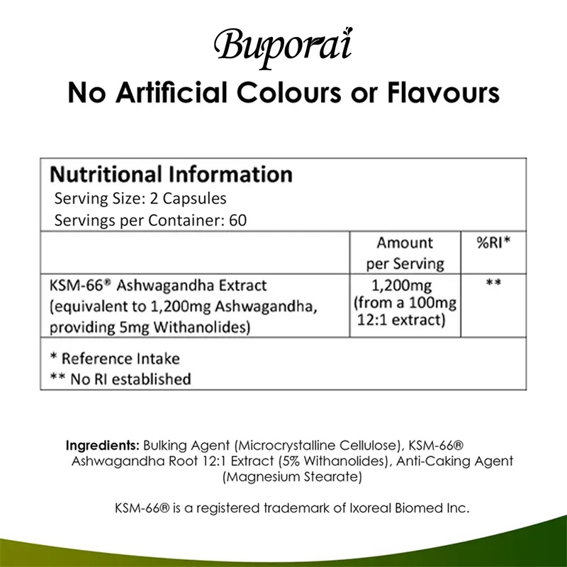 Ashwagandha KSM-66 1200 мг - п – обзор и цена Ginkgo Biloba Extract